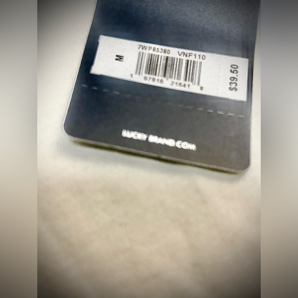 Lucky Brand “Cali Sweetheart” Graphic Tee – White, Size M, NWT - Picture 5 of 7